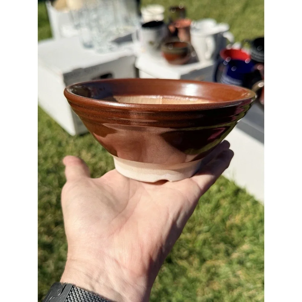 Vintage Japanese Suribachi Grinding Bowl 6